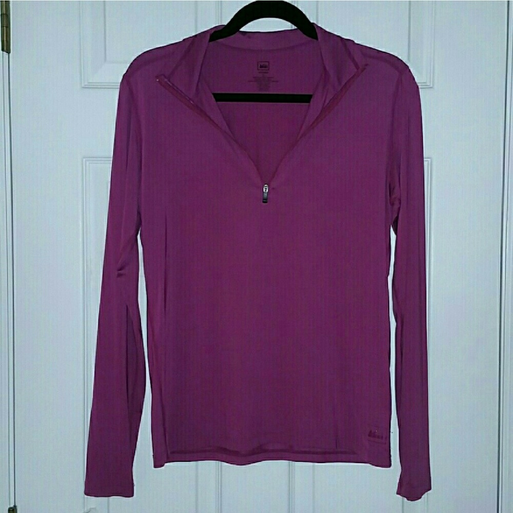 SOFT &COMFY ATHLETIC/YOGA PULLOVER HALF ZIP JACKET